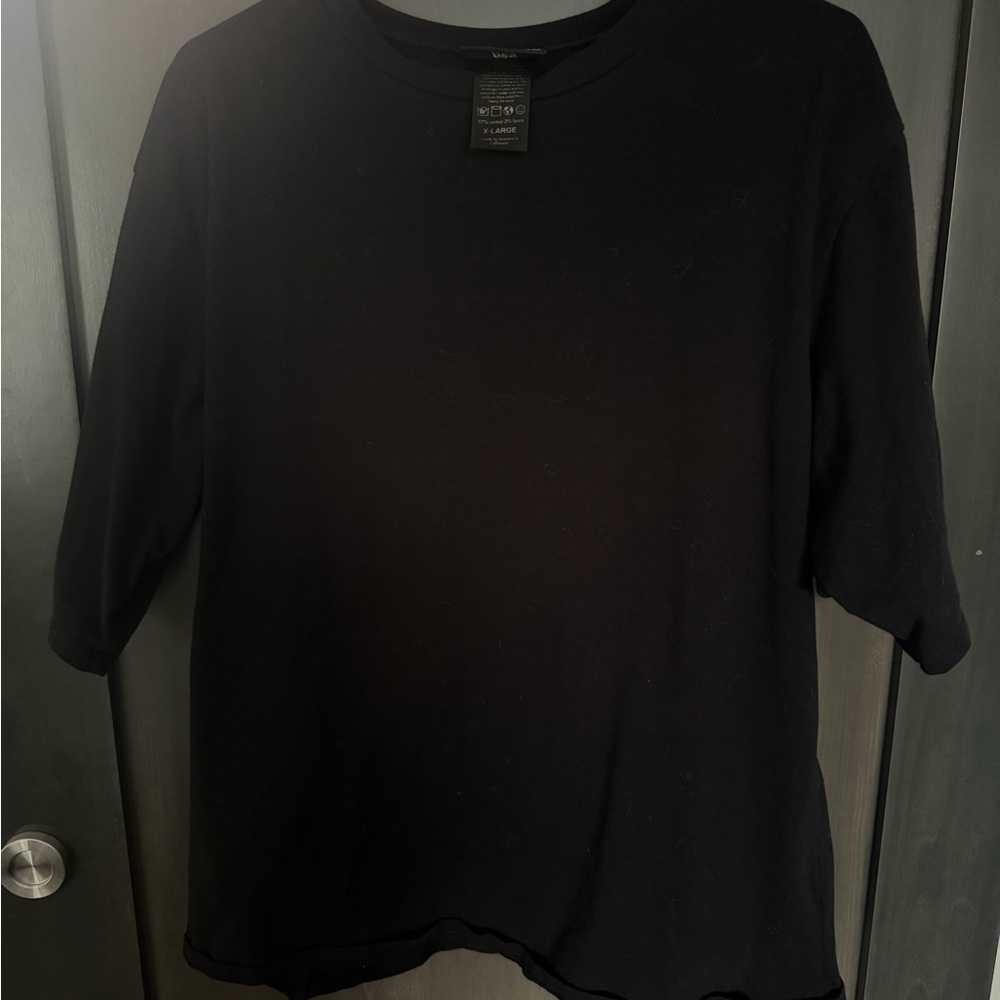 NOOWORKS black oversized tee